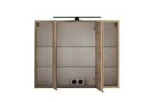 Spiegelschrank >Lyon< in Wotaneiche - 80x64x20cm (BxHxT)