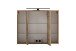 Spiegelschrank >Lyon< in Wotaneiche - 80x64x20cm (BxHxT)
