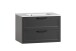 Waschtisch >Lyon< in grau, MDF - 80x56x47cm (BxHxT)