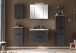 Waschtisch >Lyon< in grau, MDF - 80x56x47cm (BxHxT)