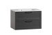 Waschtisch >Lyon< in grau, MDF - 80x56x47cm (BxHxT)