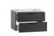 Waschtisch >Lyon< in grau, MDF - 80x56x47cm (BxHxT)