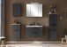 Waschtisch >Lyon< in grau, MDF - 80x56x47cm (BxHxT)