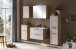 Waschtisch >Lyon< in Wotaneiche, Kaschmir, MDF - 80x56x47cm (BxHxT)