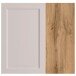 Waschtisch >Lyon< in Wotaneiche, Kaschmir, MDF - 80x56x47cm (BxHxT)