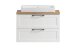 Waschtisch >Lyon< in weiß, MDF - 80x63x47cm (BxHxT)