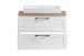 Waschtisch >Lyon< in weiß, MDF - 80x63x47cm (BxHxT)