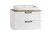 Waschtisch >Lyon< in weiß, MDF - 80x63x47cm (BxHxT)