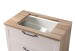 Waschtisch >Lyon< in Wotaneiche, Kaschmir, MDF - 80x63x47cm (BxHxT)
