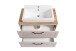 Waschtisch >Lyon< in Wotaneiche, Kaschmir, MDF - 80x63x47cm (BxHxT)