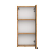 Hängeschrank >Nizza< in Wotaneiche-Dekor - 30x64x20cm (BxHxT)