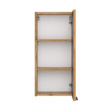 Hängeschrank >Nizza< in Wotaneiche-Dekor - 30x64x20cm (BxHxT)
