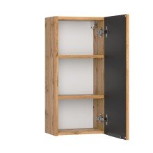 Hängeschrank >Nizza< in Wotaneiche-Dekor - 30x64x20cm (BxHxT)