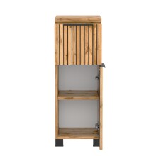Unterschrank >Nizza< in Wotaneiche-Dekor - 30x79x35cm (BxHxT)