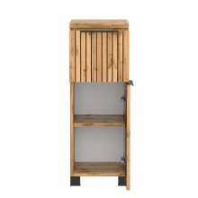 Unterschrank >Nizza< in Wotaneiche-Dekor - 30x79x35cm (BxHxT)
