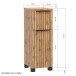Unterschrank >Nizza< in Wotaneiche-Dekor - 30x79x35cm (BxHxT)