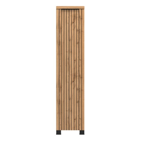 Midischrank >Nizza< in Wotaneiche-Dekor - 30x130x35cm (BxHxT)