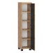Midischrank >Nizza< in Wotaneiche-Dekor - 30x130x35cm (BxHxT)