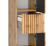 Midischrank >Nizza< in Wotaneiche - 30x130x35cm (BxHxT)