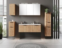 Midischrank >Nizza< in Wotaneiche - 30x130x35cm (BxHxT)