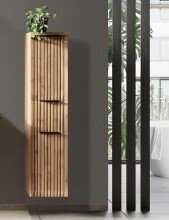 Midischrank >Nizza< in Wotaneiche - 30x130x35cm (BxHxT)