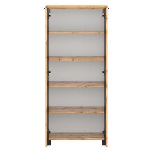 Midischrank >Nizza< in Wotaneiche-Dekor - 60x130x35cm (BxHxT)