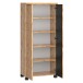 Midischrank >Nizza< in Wotaneiche-Dekor - 60x130x35cm (BxHxT)