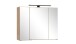 Badezimmerspiegelschrank >Nizza< in Wotaneiche - 80x64x20cm (BxHxT)