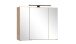 Badezimmerspiegelschrank >Nizza< in Wotaneiche - 80x64x20cm (BxHxT)