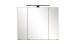 Badezimmerspiegelschrank >Nizza< in Wotaneiche - 80x64x20cm (BxHxT)