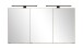 Badezimmerspiegelschrank >Nizza< in Wotaneiche-Dekor - 120x64x20cm (BxHxT)