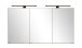 Badezimmerspiegelschrank >Nizza< in Wotaneiche-Dekor - 120x64x20cm (BxHxT)
