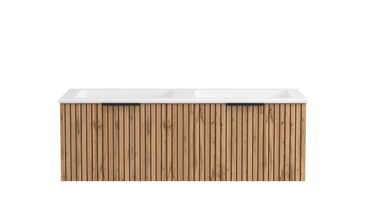 Waschtisch >Nizza< in Wotaneiche-Dekor - 120x41x47cm (BxHxT)