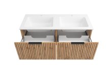 Waschtisch >Nizza< in Wotaneiche-Dekor - 120x41x47cm (BxHxT)