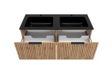 Waschtisch >Nizza< in Wotaneiche-Dekor - 120x41x47cm (BxHxT)