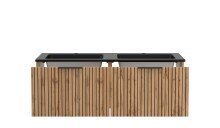 Waschtisch >Nizza< in Wotaneiche-Dekor - 120x41x47cm (BxHxT)