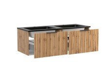 Waschtisch >Nizza< in Wotaneiche-Dekor - 120x41x47cm (BxHxT)