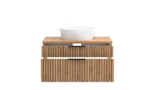 Waschtisch >Nizza< in Wotaneiche-Dekor - 80x41x47cm (BxHxT)