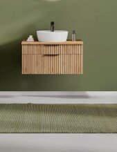 Waschtisch >Nizza< in Wotaneiche-Dekor - 80x41x47cm (BxHxT)