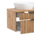Waschtisch >Nizza< in Wotaneiche-Dekor - 80x41x47cm (BxHxT)