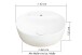Waschtisch >Nizza< in Wotaneiche-Dekor - 80x41x47cm (BxHxT)