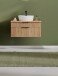 Waschtisch >Nizza< in Wotaneiche-Dekor - 80x41x47cm (BxHxT)