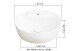 Waschtisch >Nizza< in Wotaneiche-Dekor - 80x41x47cm (BxHxT)