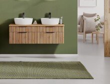 Waschtisch >Nizza< in Wotaneiche-Dekor - 120x41x47cm (BxHxT)