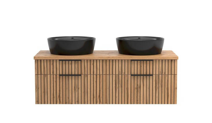 Waschtisch >Nizza< in Wotaneiche-Dekor - 120x41x47cm (BxHxT)
