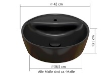 Waschtisch >Nizza< in Wotaneiche-Dekor - 120x41x47cm (BxHxT)