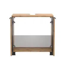 Waschbeckenunterschrank >Nizza< in Wotaneiche-Dekor...