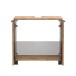 Waschbeckenunterschrank >Nizza< in Wotaneiche-Dekor - 60x54x35cm (BxHxT)
