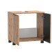 Waschbeckenunterschrank >Nizza< in Wotaneiche-Dekor - 60x54x35cm (BxHxT)