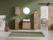 Waschbeckenunterschrank >Nizza< in Wotaneiche-Dekor - 60x54x35cm (BxHxT)